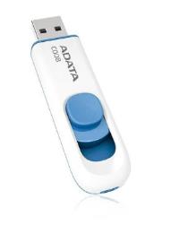 ADATA C008/64GB 64GB USB2.0 Classic (White + Blue) Flash Bellek